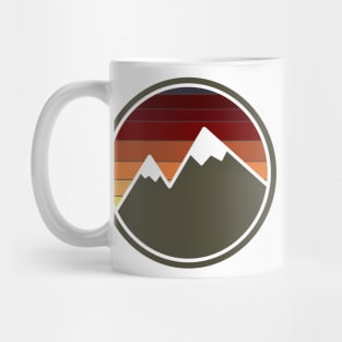 Vintage mountain Patch Mug